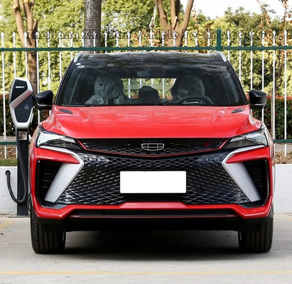 Electric Car Geely Binyue Energy Vehicles Geely Coolray Blue Color on Road Conditions
