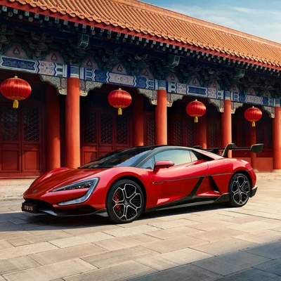 Multi-Function Steering Wheel Customized Byd U9 Electric Motor Car for Luxury Look SUV