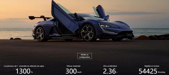 Deposit 's EV Cars Byd Pure Electric Supercar Yangwang U9 with Max Speed 300km/H