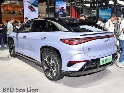 2024 Byd Sea Lion 07 Awd Electric Car with 71.8 Kwh Battery Capacity and 5 Seats
