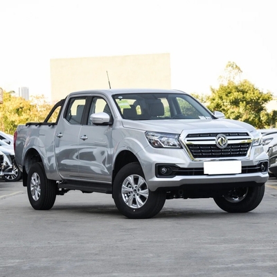 Yellow Luxury Dongfeng Electric 4X4 Double Cabin Rich 6  Dongfeng Pickup Trucks