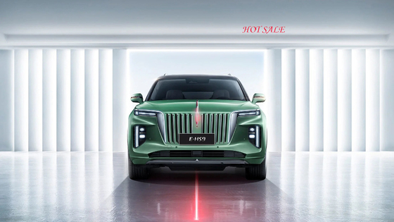 690km Long Range 2023 Hongqi H9 Left Steering 6seat Flagship Hongqi E-HS9 with Hongqi