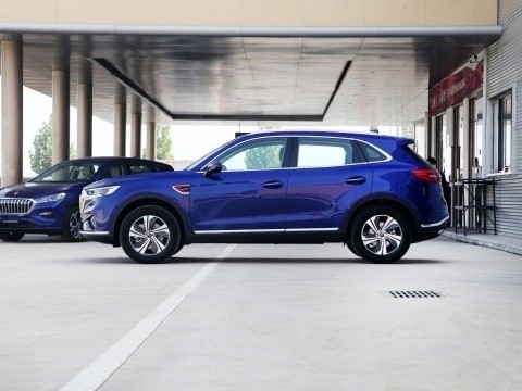 Middle SUV Hongqi HS5 2.0t Car Gasoline Vehicle 4WD Chinese  Car for Customization