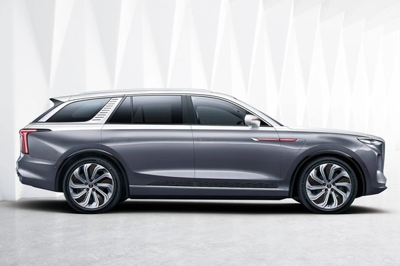 Automatic Gearbox Hongqi E-HS9 Electric Car Closed Body Type with Manufacturing