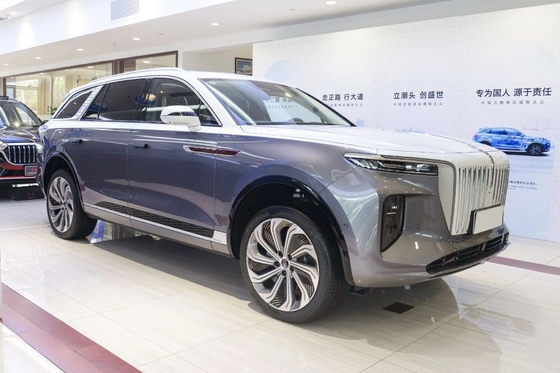 Hongqi E-HS9 2022 Electric EV Car 460km 7 Red Test Drive Electromagnetic Braking System