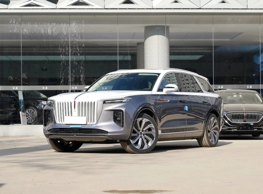 2023 Hongqi E-HS9 6 Seats Double Color English Version EV Car SUV Range Automatic Gearbox