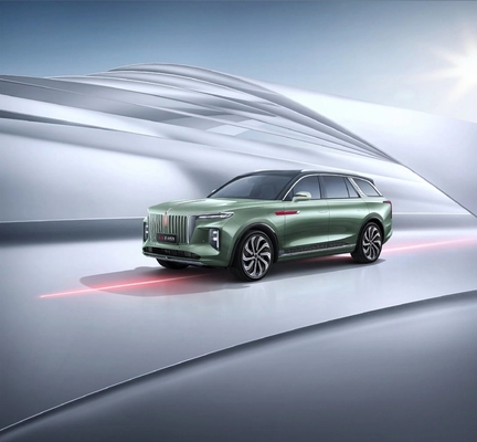 2022 Hongqi Ehs9 Ice White/Quantum Gray Energy Vehicle Hongqi E-HS9 for Your Benefit