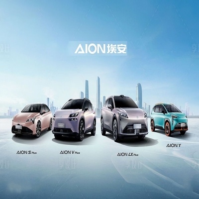 2023 GAC Aion Y SUV EV 150kw/225nm R17 Lithium Iron Phosphate LHD  Car Five Seats